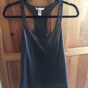 Olive slouchy tank top